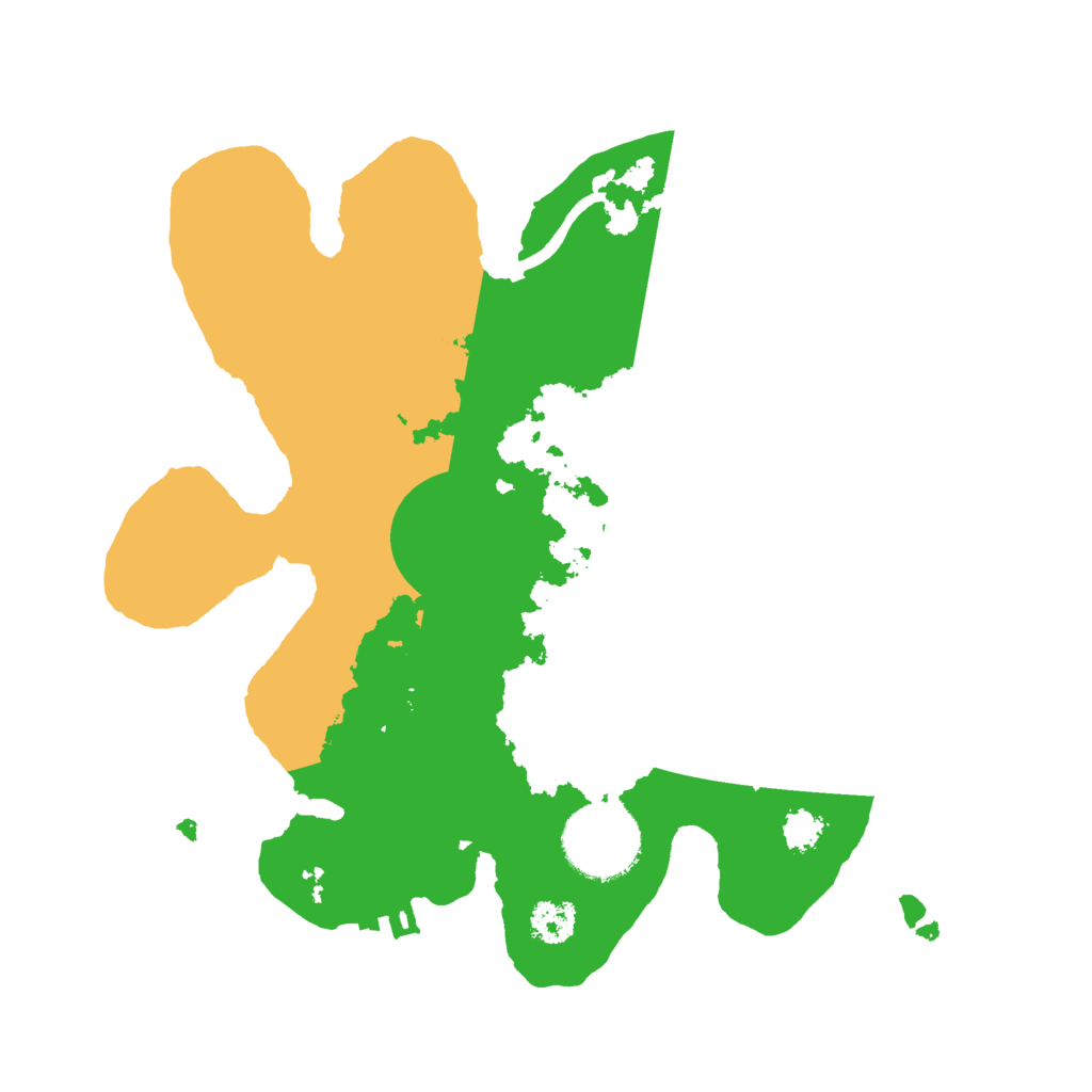 Biome Rust Map: Procedural Map, Size: 2500, Seed: 698478946