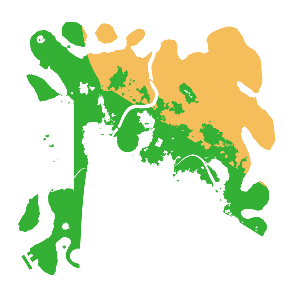 Biome Rust Map: Procedural Map, Size: 3750, Seed: 1868215901