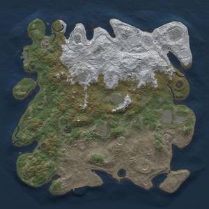 Thumbnail Rust Map: Procedural Map, Size: 4250, Seed: 11111, 19 Monuments