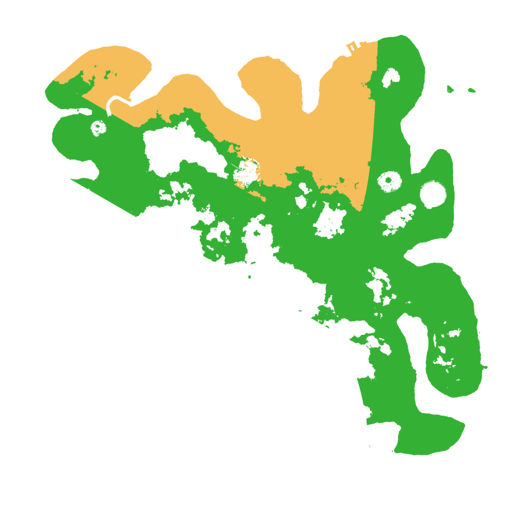Biome Rust Map: Procedural Map, Size: 3500, Seed: 1840