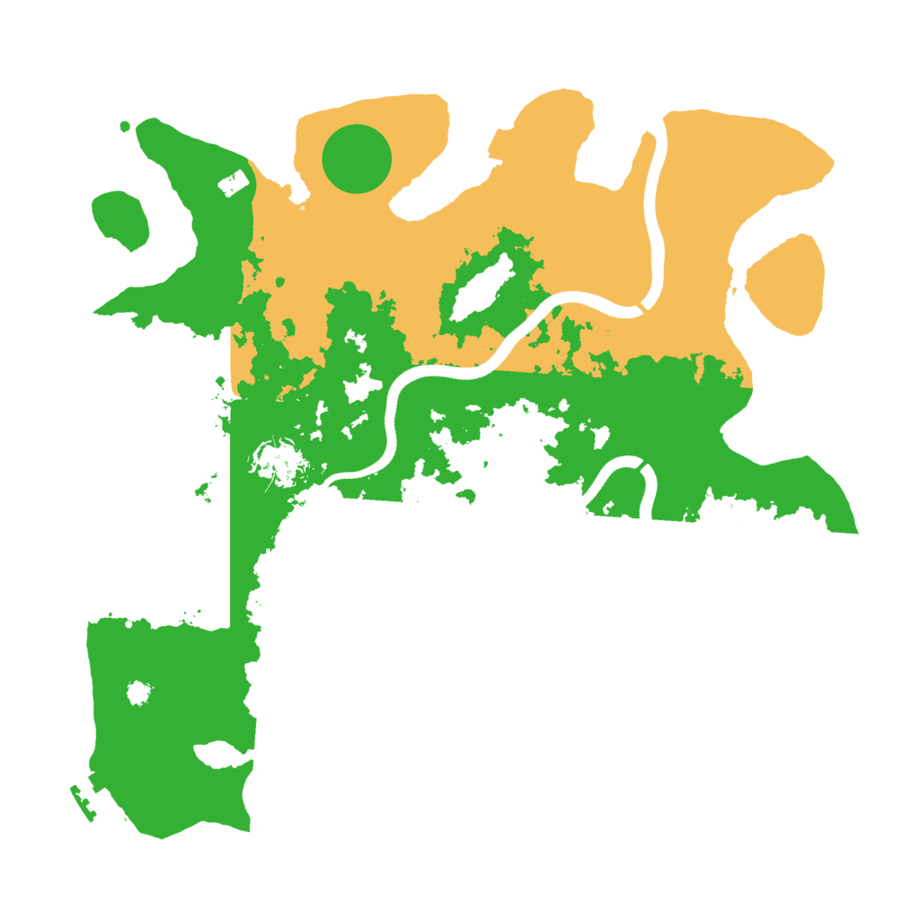 Biome Rust Map: Procedural Map, Size: 3500, Seed: 1904726461