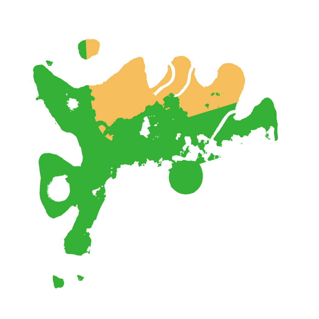 Biome Rust Map: Procedural Map, Size: 2500, Seed: 1553489232