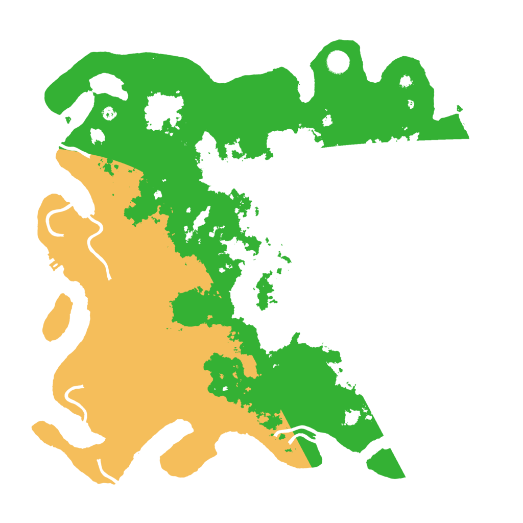 Biome Rust Map: Procedural Map, Size: 4000, Seed: 523258