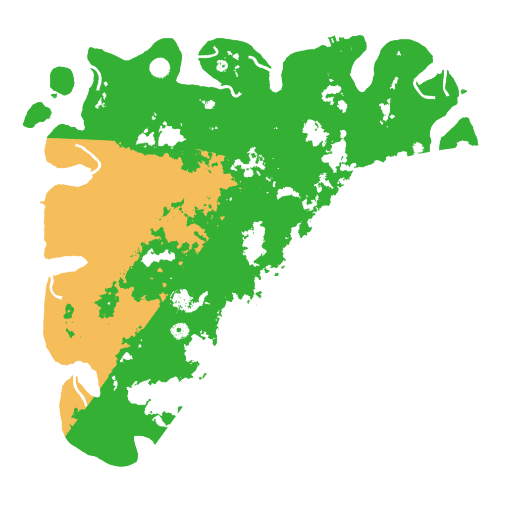 Biome Rust Map: Procedural Map, Size: 4500, Seed: 4012023