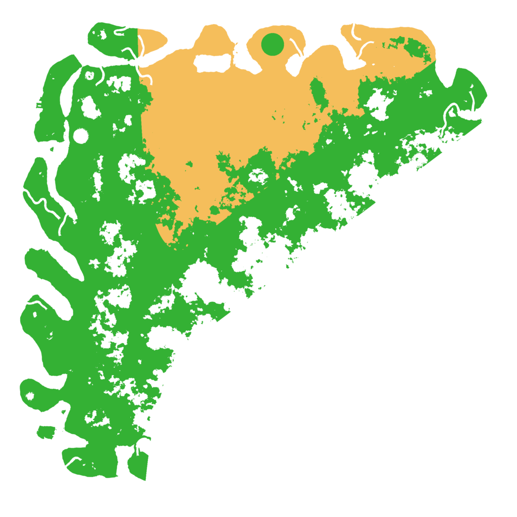 Biome Rust Map: Procedural Map, Size: 6000, Seed: 1446721984