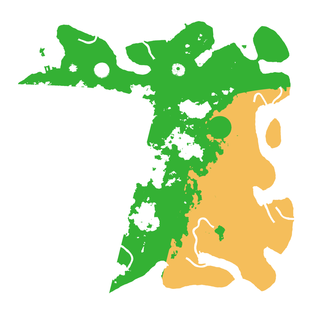 Biome Rust Map: Procedural Map, Size: 3700, Seed: 1104112446