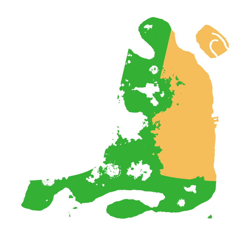 Biome Rust Map: Procedural Map, Size: 3000, Seed: 40028922