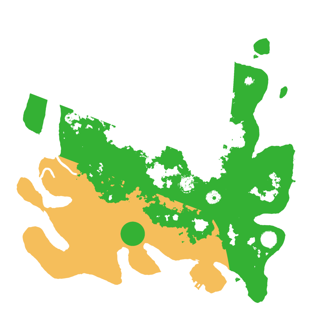 Biome Rust Map: Procedural Map, Size: 3500, Seed: 807036661