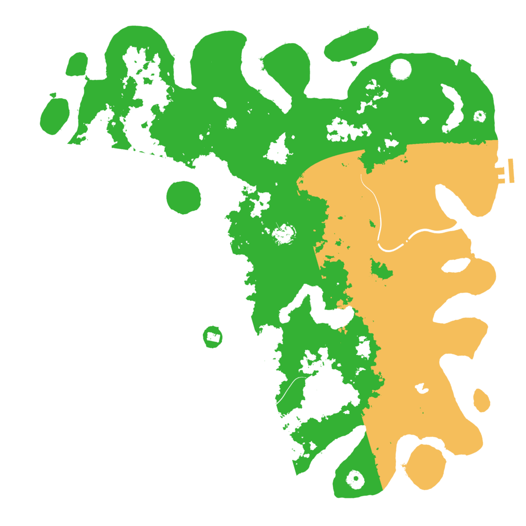 Biome Rust Map: Procedural Map, Size: 4400, Seed: 999974305