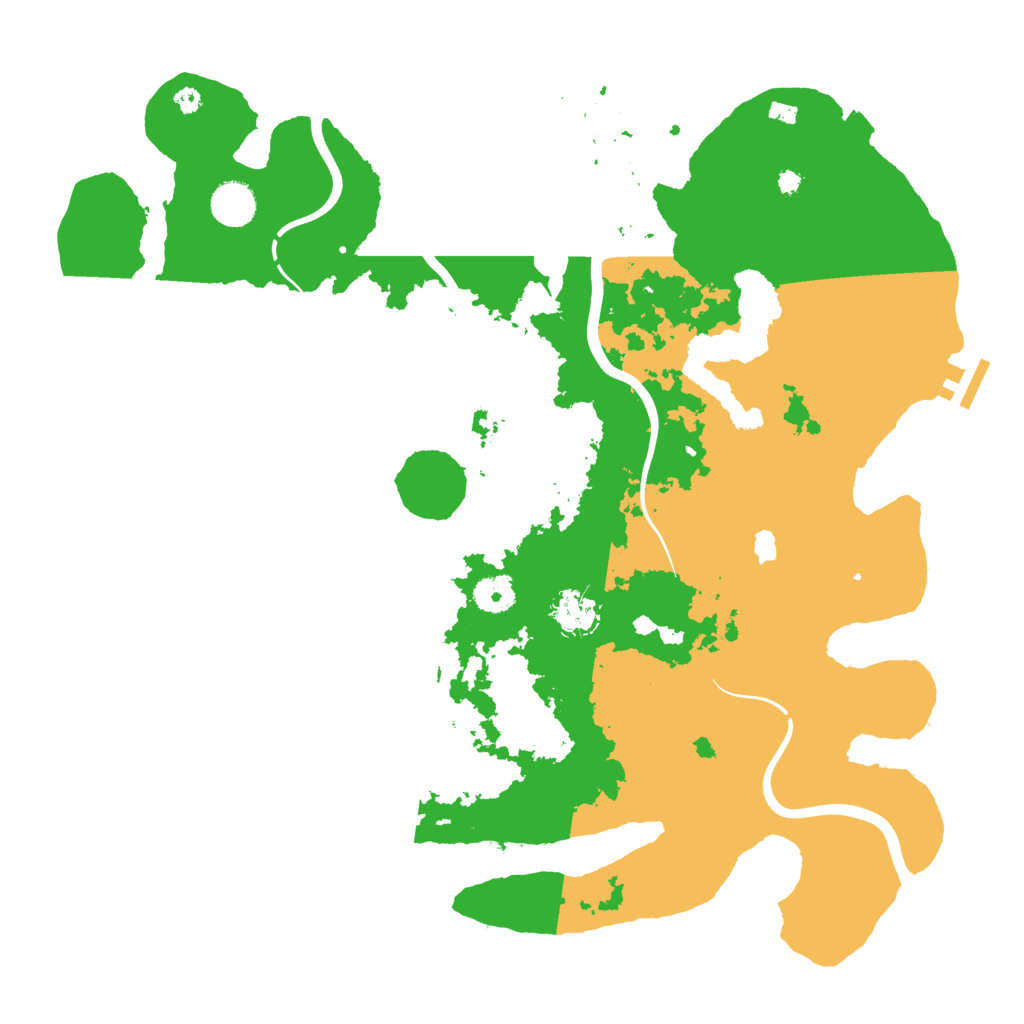 Biome Rust Map: Procedural Map, Size: 4000, Seed: 534939