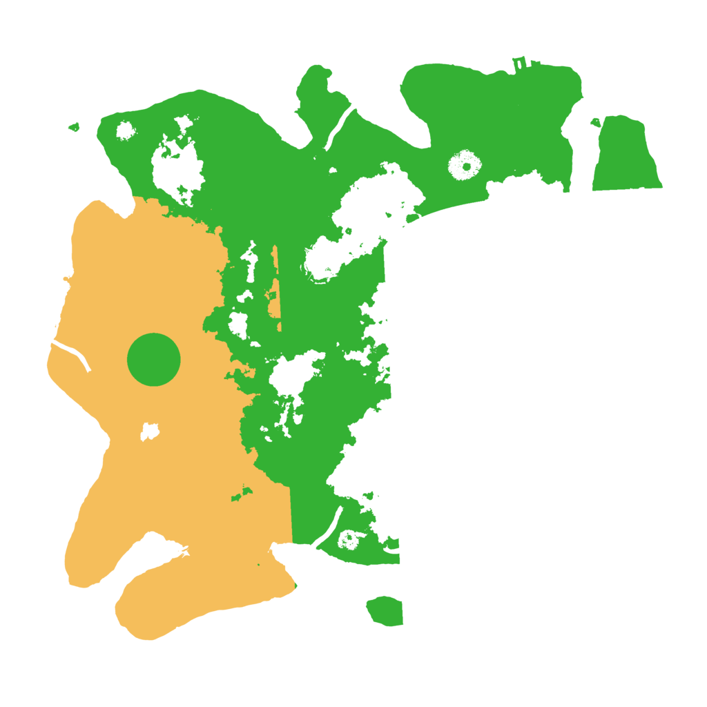 Biome Rust Map: Procedural Map, Size: 3500, Seed: 337385369