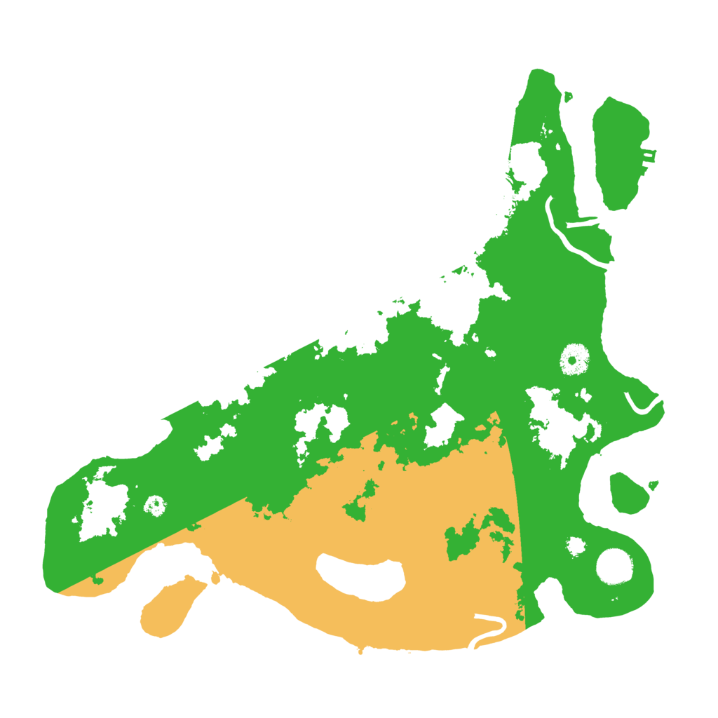 Biome Rust Map: Procedural Map, Size: 3500, Seed: 1170643810