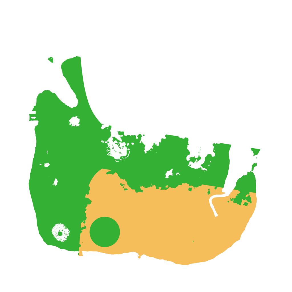 Biome Rust Map: Procedural Map, Size: 2550, Seed: 2021587
