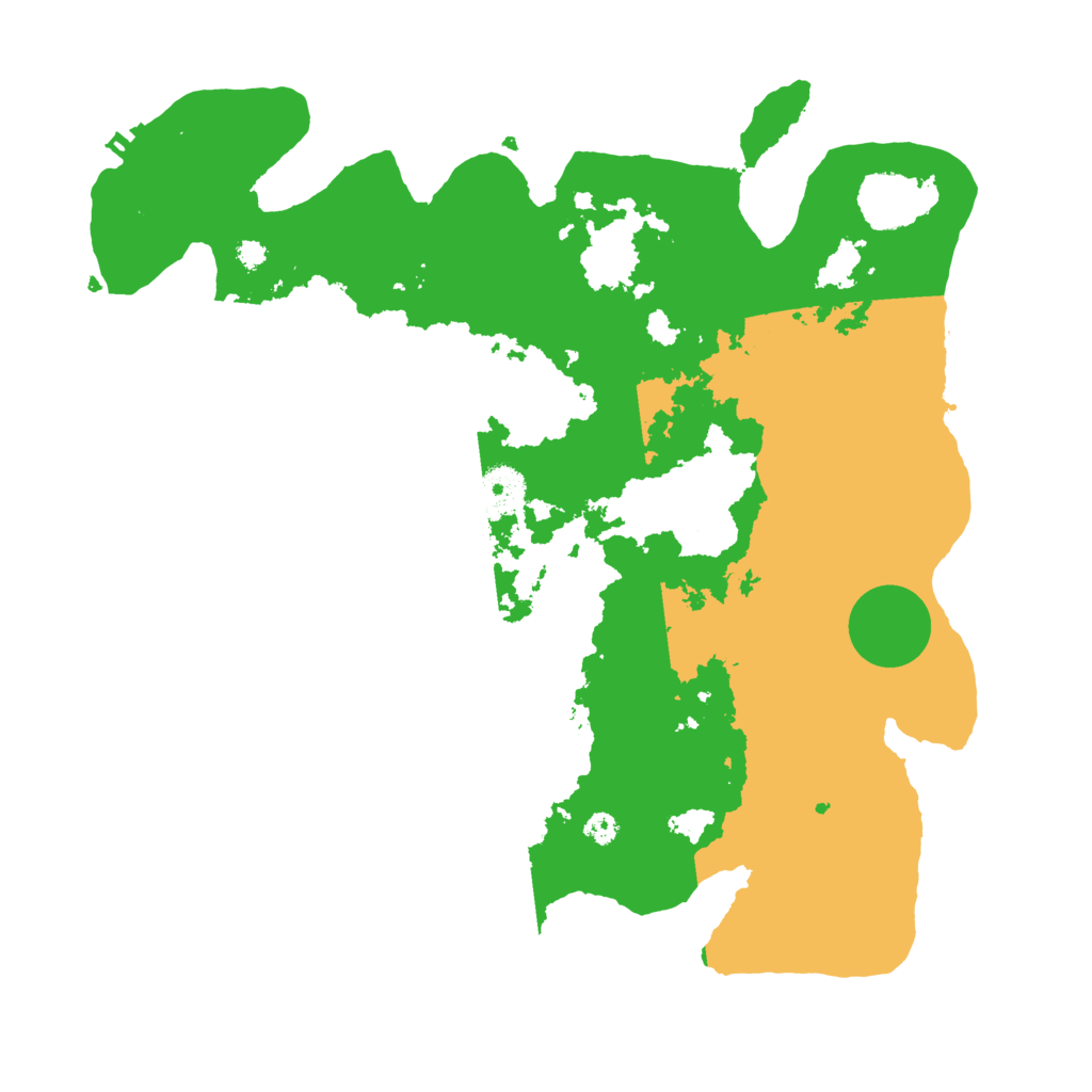 Biome Rust Map: Procedural Map, Size: 3500, Seed: 649427238