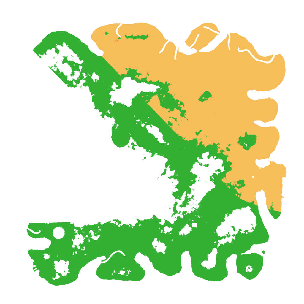 Biome Rust Map: Procedural Map, Size: 4500, Seed: 2005375235