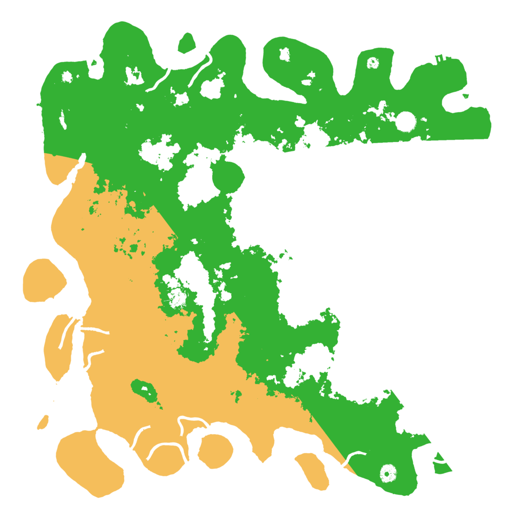 Biome Rust Map: Procedural Map, Size: 4500, Seed: 25469781