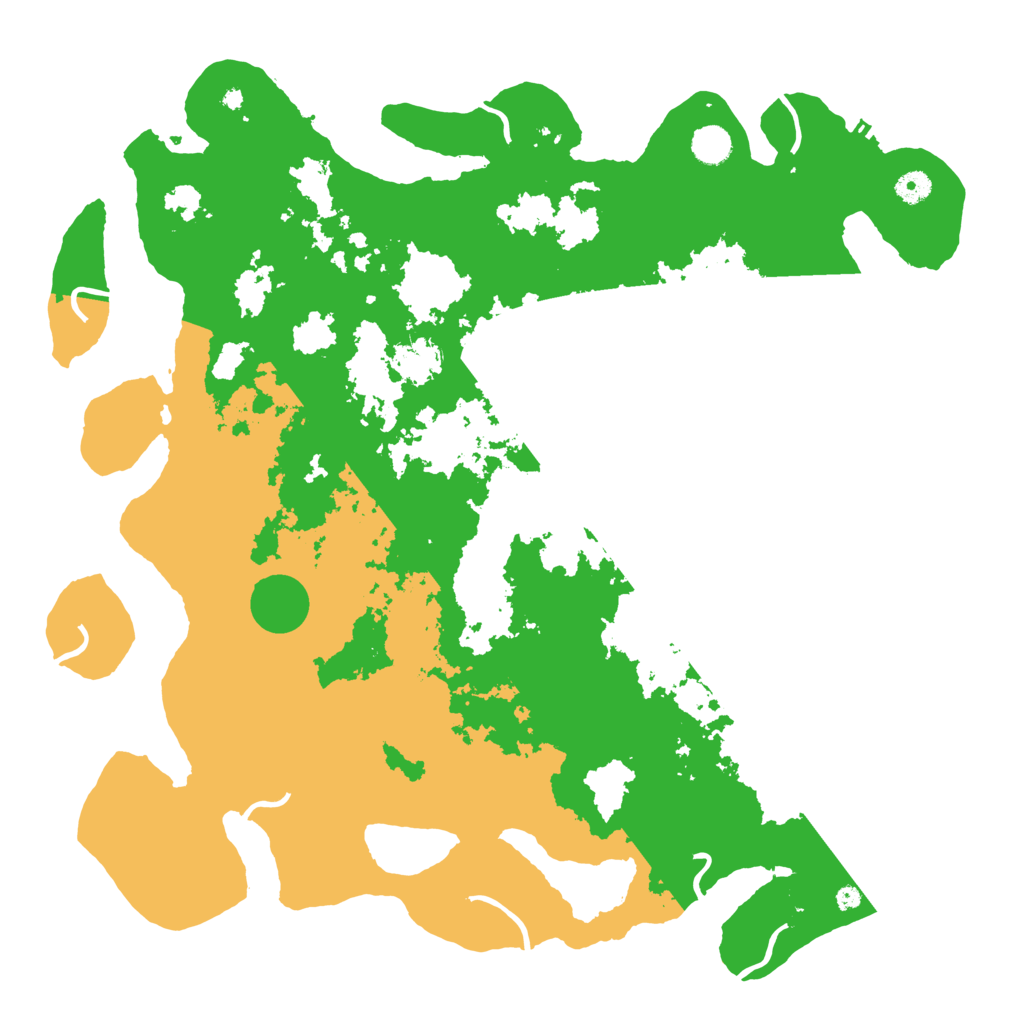 Biome Rust Map: Procedural Map, Size: 4600, Seed: 1318549