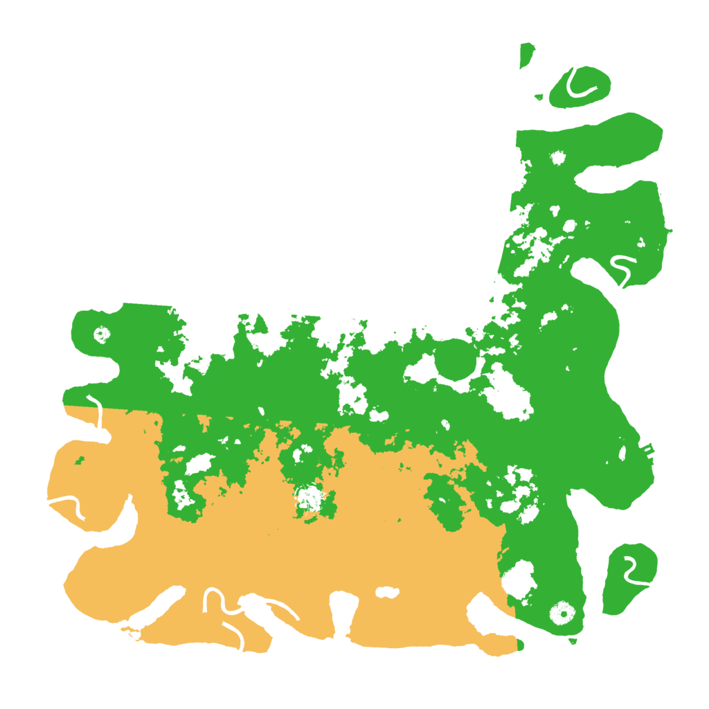 Biome Rust Map: Procedural Map, Size: 4500, Seed: 694301638