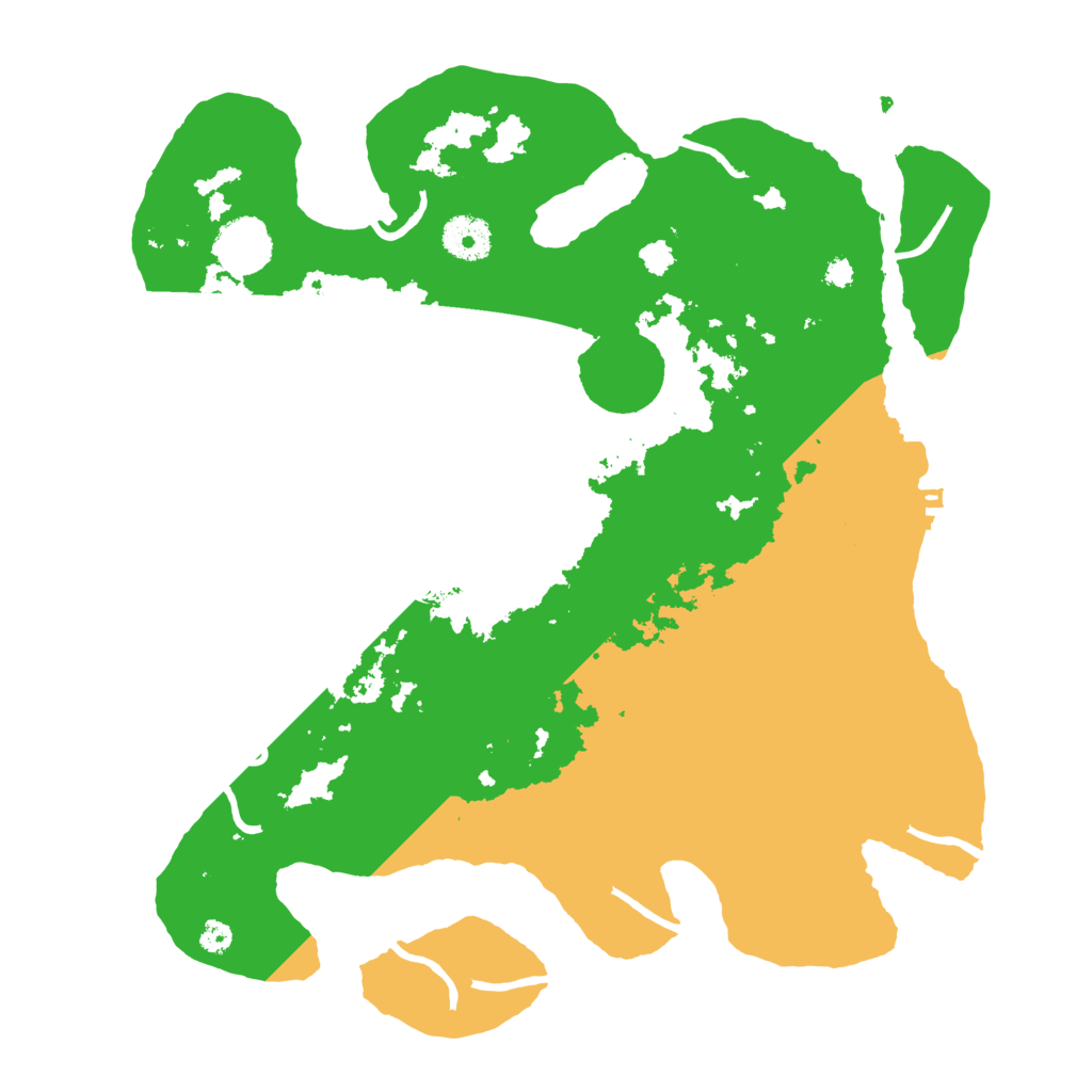 Biome Rust Map: Procedural Map, Size: 3500, Seed: 1065871753