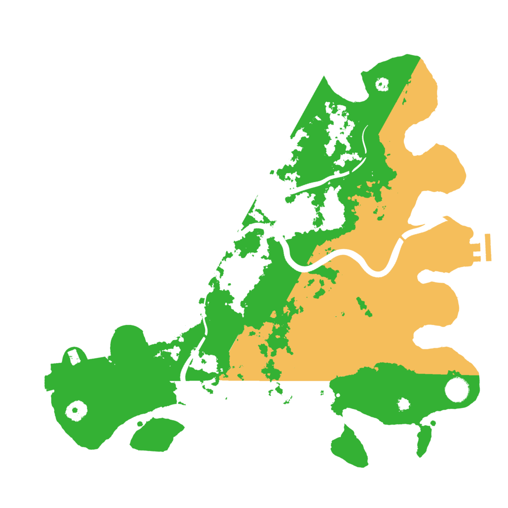 Biome Rust Map: Procedural Map, Size: 3750, Seed: 1091203928