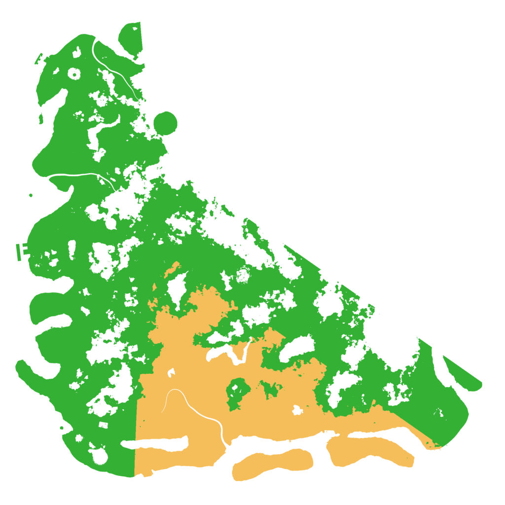 Biome Rust Map: Procedural Map, Size: 6000, Seed: 323994