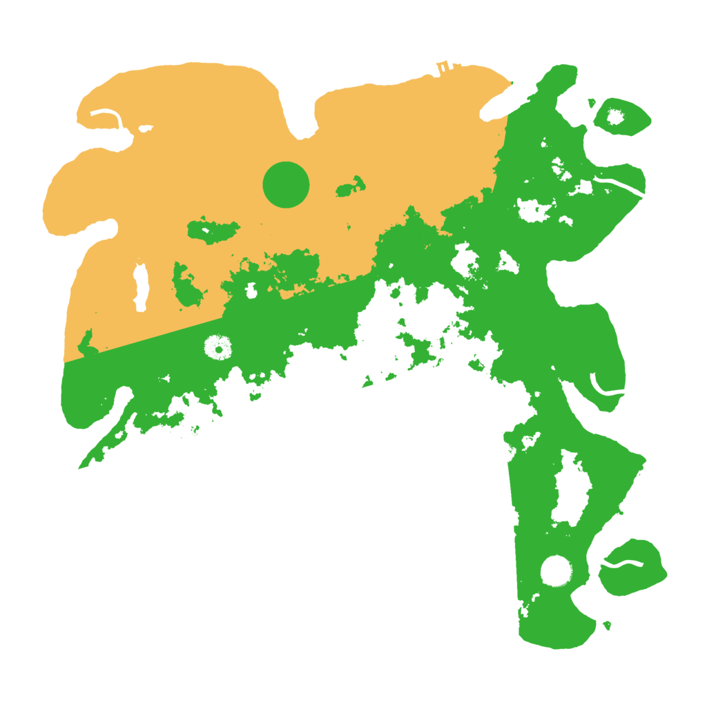 Biome Rust Map: Procedural Map, Size: 4000, Seed: 878646165