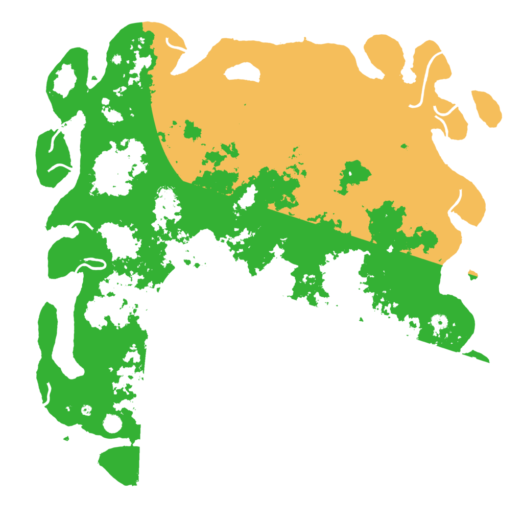 Biome Rust Map: Procedural Map, Size: 5000, Seed: 517238351