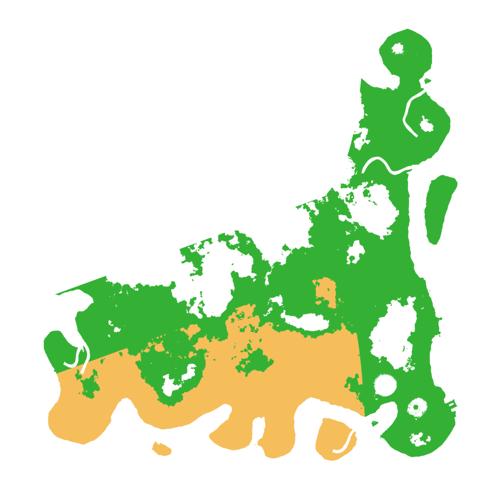 Biome Rust Map: Procedural Map, Size: 4000, Seed: 1280420724