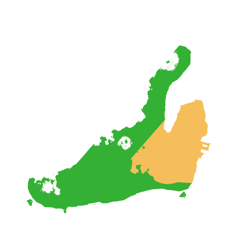 Biome Rust Map: Procedural Map, Size: 2000, Seed: 5252859
