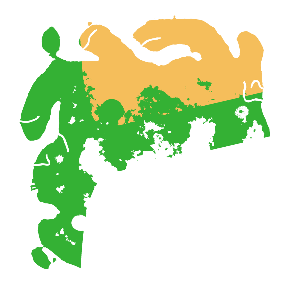 Biome Rust Map: Procedural Map, Size: 3500, Seed: 430121736