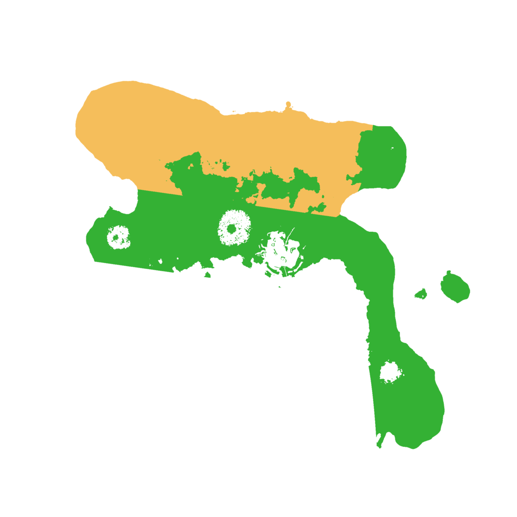 Biome Rust Map: Procedural Map, Size: 2250, Seed: 548796