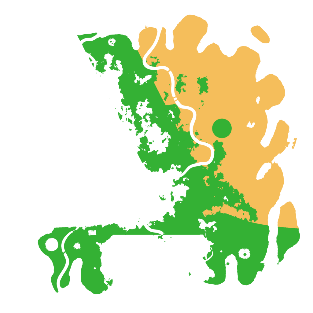 Biome Rust Map: Procedural Map, Size: 4250, Seed: 1227377826