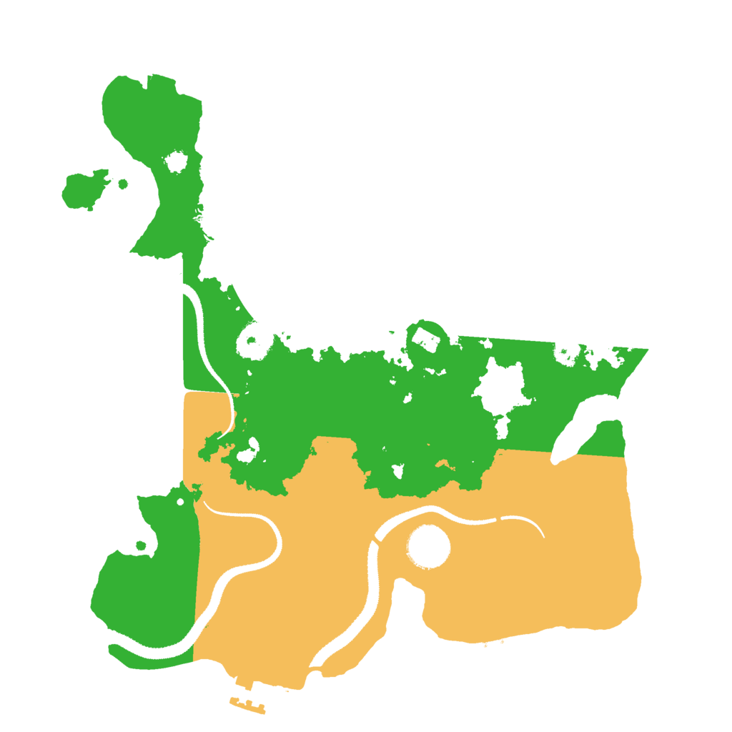 Biome Rust Map: Procedural Map, Size: 3000, Seed: 1355647969