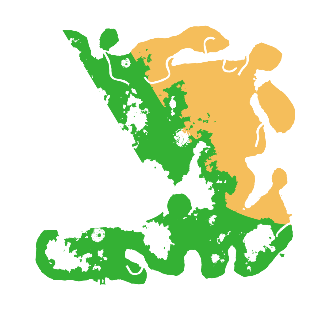 Biome Rust Map: Procedural Map, Size: 3500, Seed: 1006858215