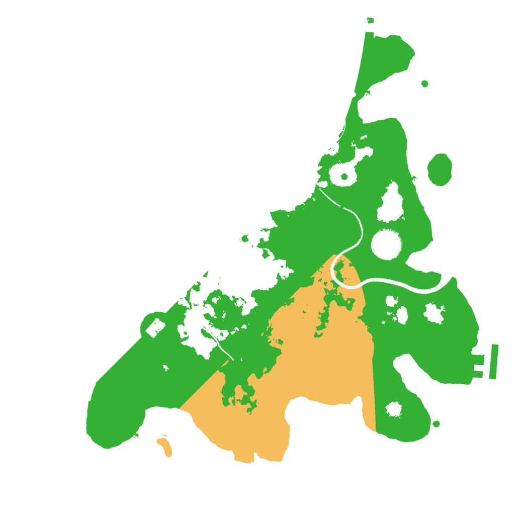 Biome Rust Map: Procedural Map, Size: 3000, Seed: 484163854
