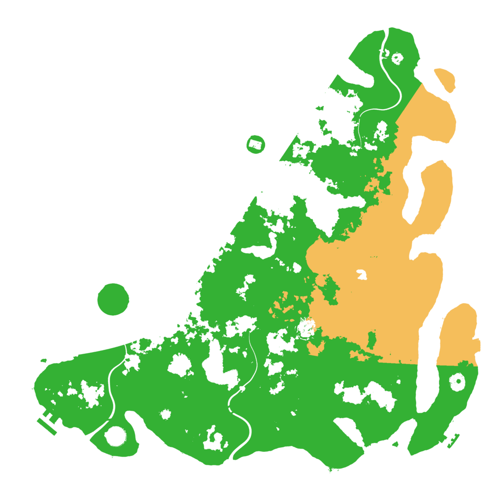 Biome Rust Map: Procedural Map, Size: 4400, Seed: 945816315
