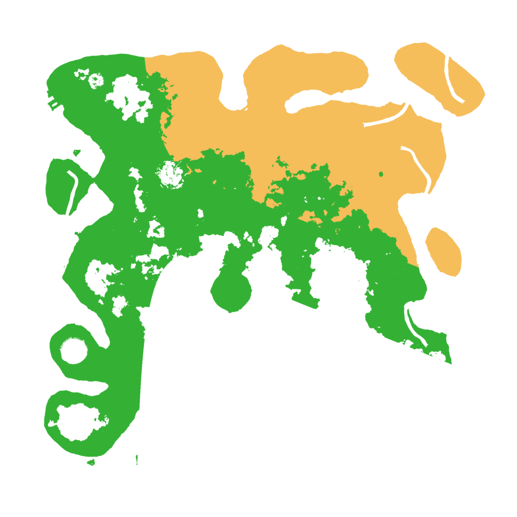 Biome Rust Map: Procedural Map, Size: 3500, Seed: 152875245