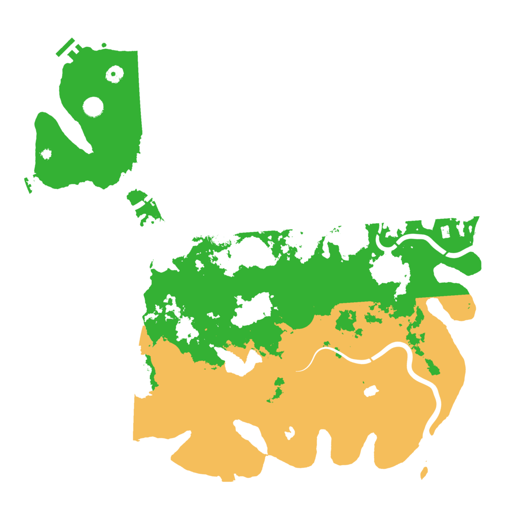 Biome Rust Map: Procedural Map, Size: 4500, Seed: 1377375128