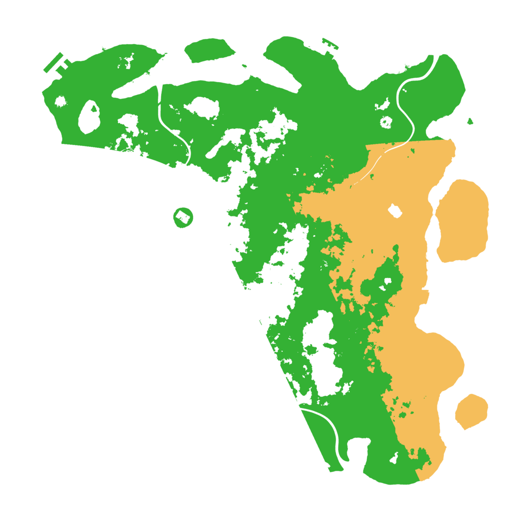 Biome Rust Map: Procedural Map, Size: 4250, Seed: 7788