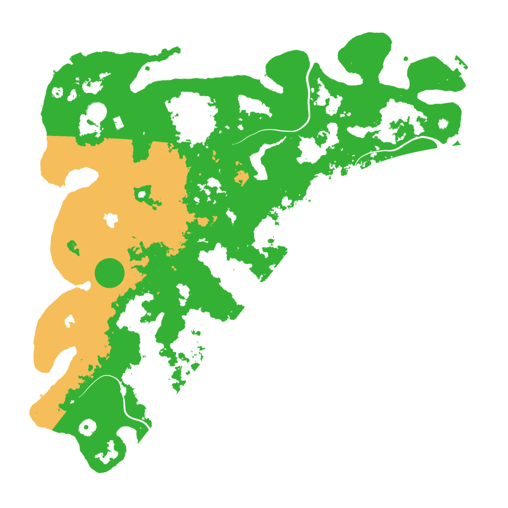 Biome Rust Map: Procedural Map, Size: 4500, Seed: 866557675