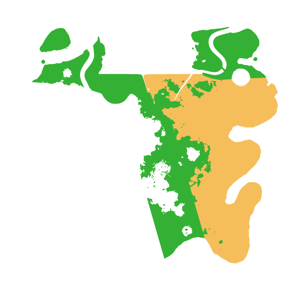 Biome Rust Map: Procedural Map, Size: 3000, Seed: 842439452
