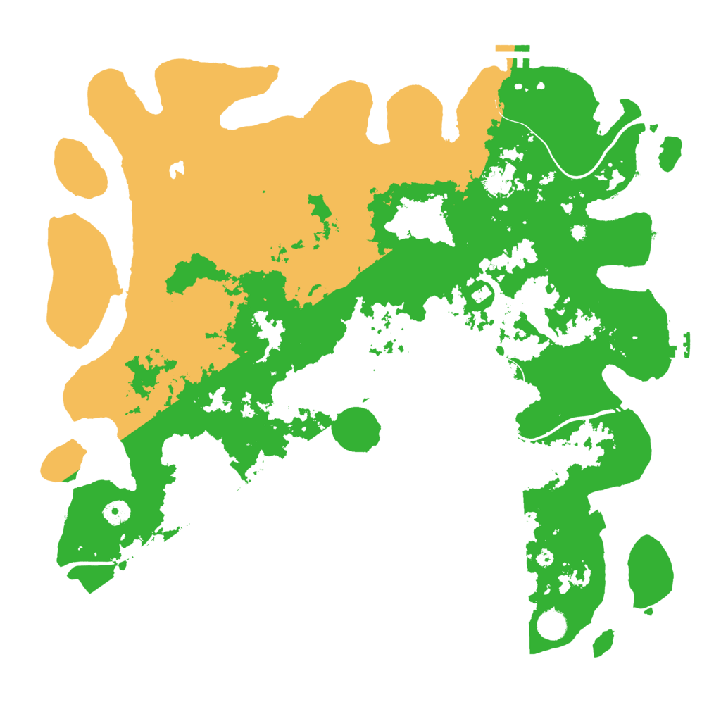 Biome Rust Map: Procedural Map, Size: 4250, Seed: 871322146