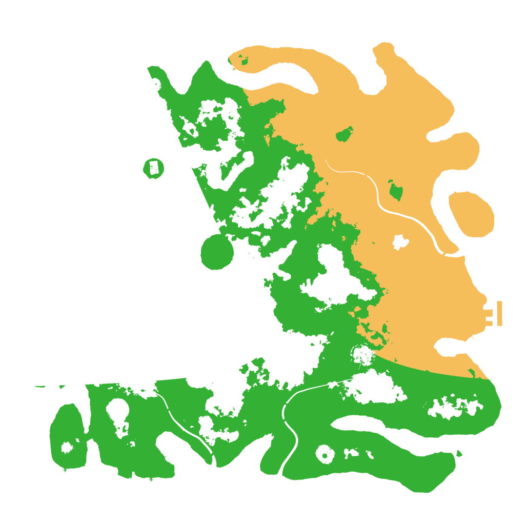 Biome Rust Map: Procedural Map, Size: 4258, Seed: 88888885
