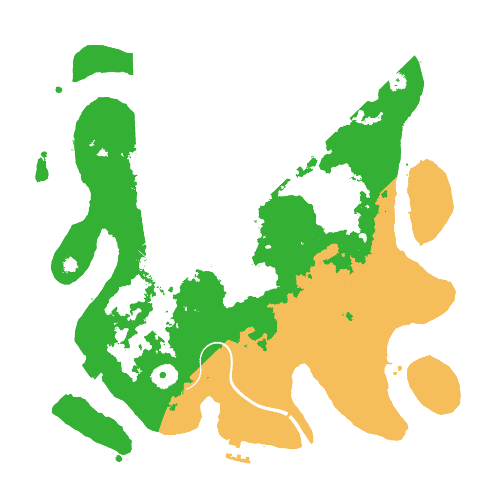 Biome Rust Map: Procedural Map, Size: 3000, Seed: 245678