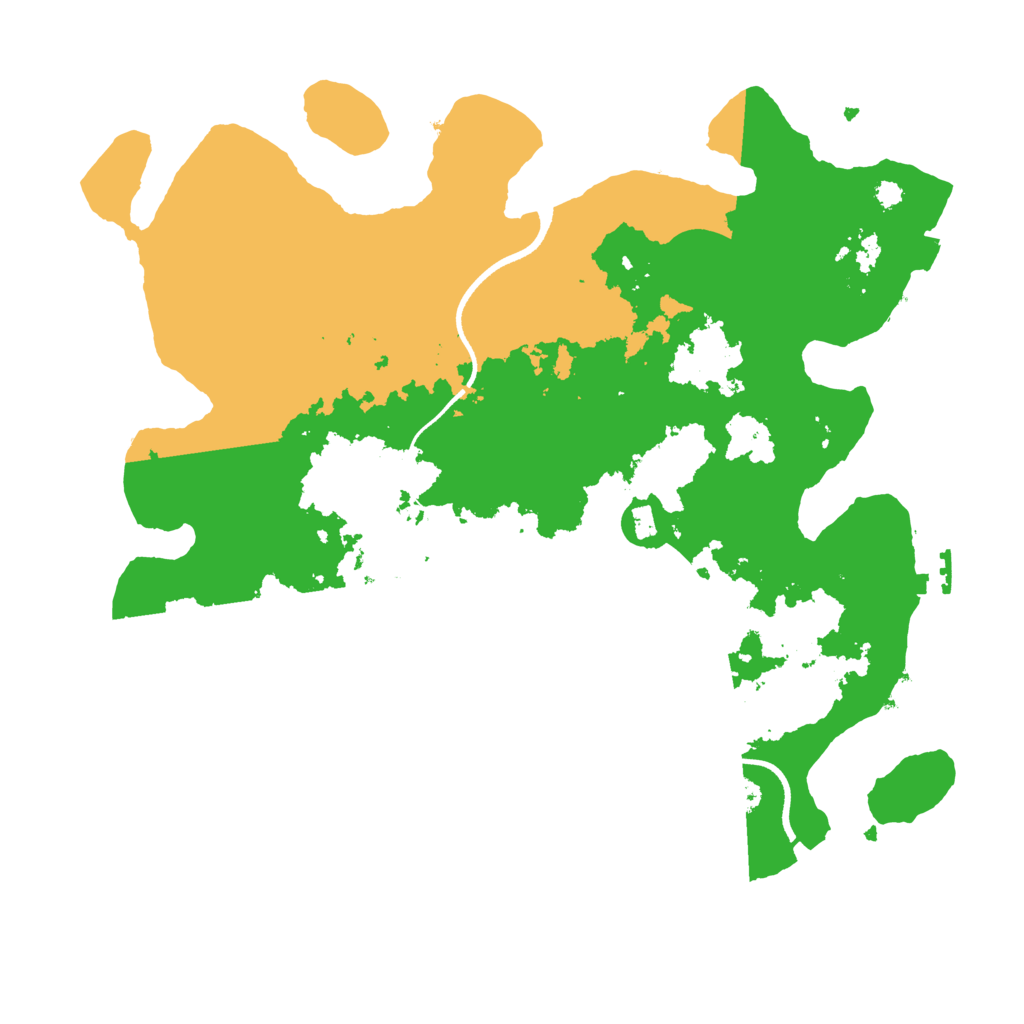 Biome Rust Map: Procedural Map, Size: 3500, Seed: 1101056368