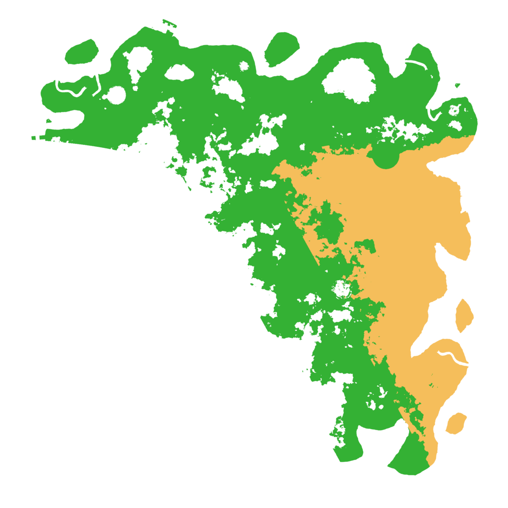 Biome Rust Map: Procedural Map, Size: 5000, Seed: 130357