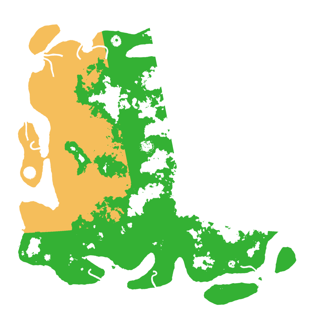 Biome Rust Map: Procedural Map, Size: 4500, Seed: 568444565