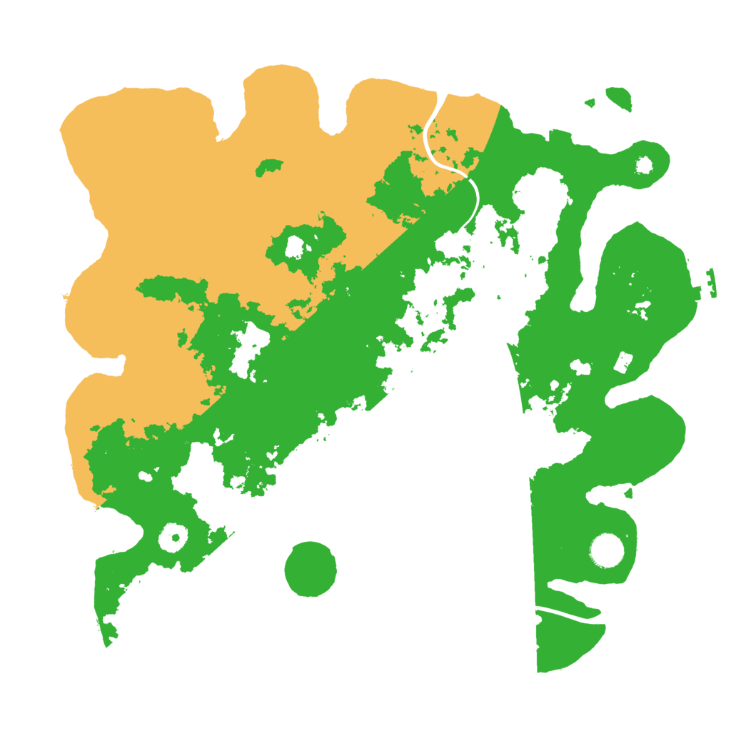 Biome Rust Map: Procedural Map, Size: 3800, Seed: 272624354