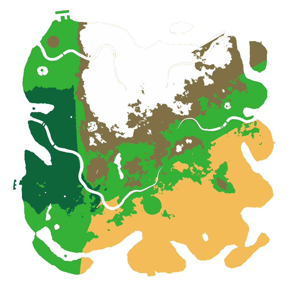 Biome Rust Map: Procedural Map, Size: 4250, Seed: 67830