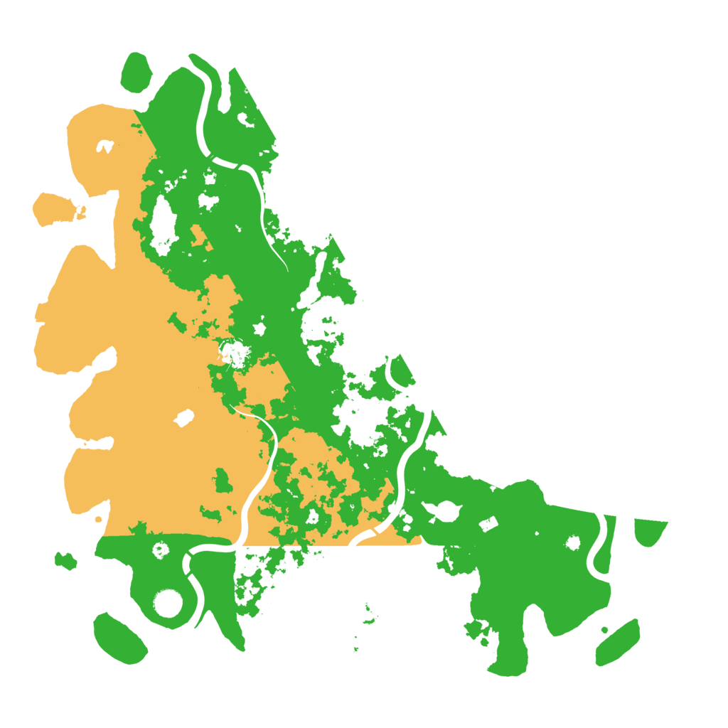 Biome Rust Map: Procedural Map, Size: 4500, Seed: 822325615
